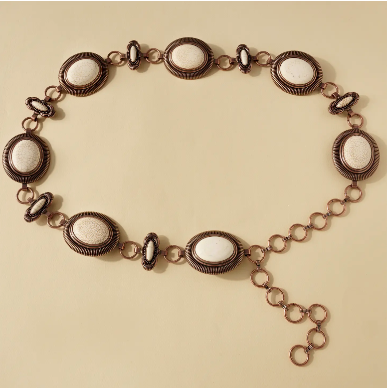 Vaquero Concho Large Stone Belt