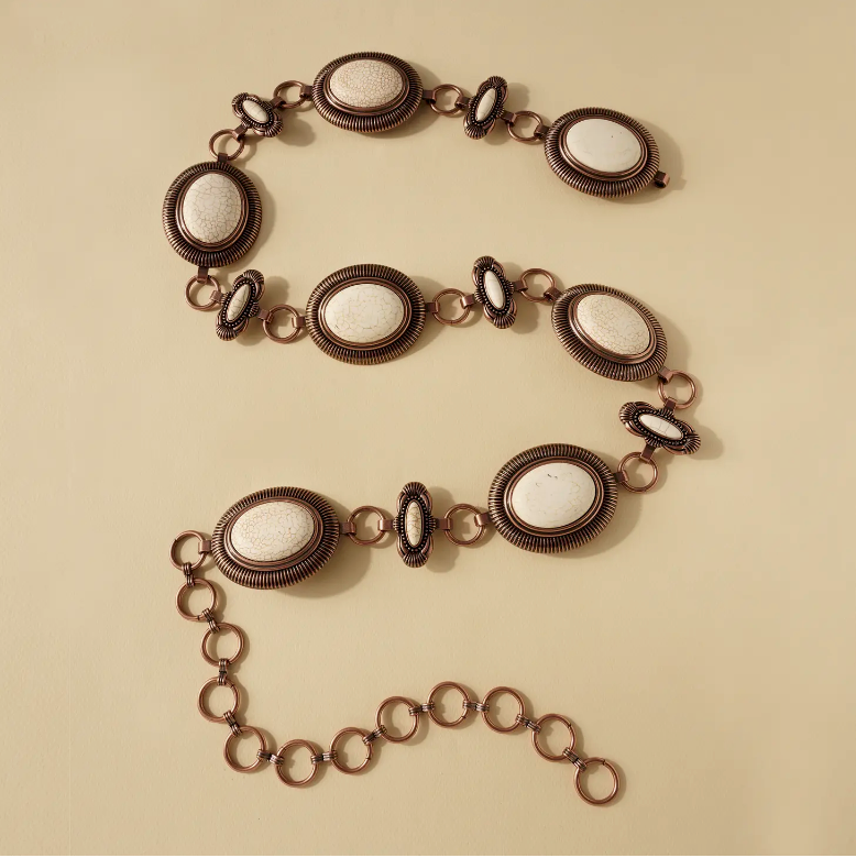 Vaquero Concho Large Stone Belt