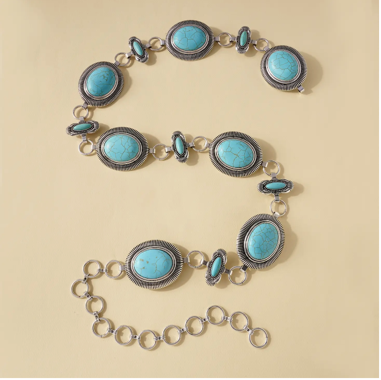 Vaquero Concho Large Stone Belt
