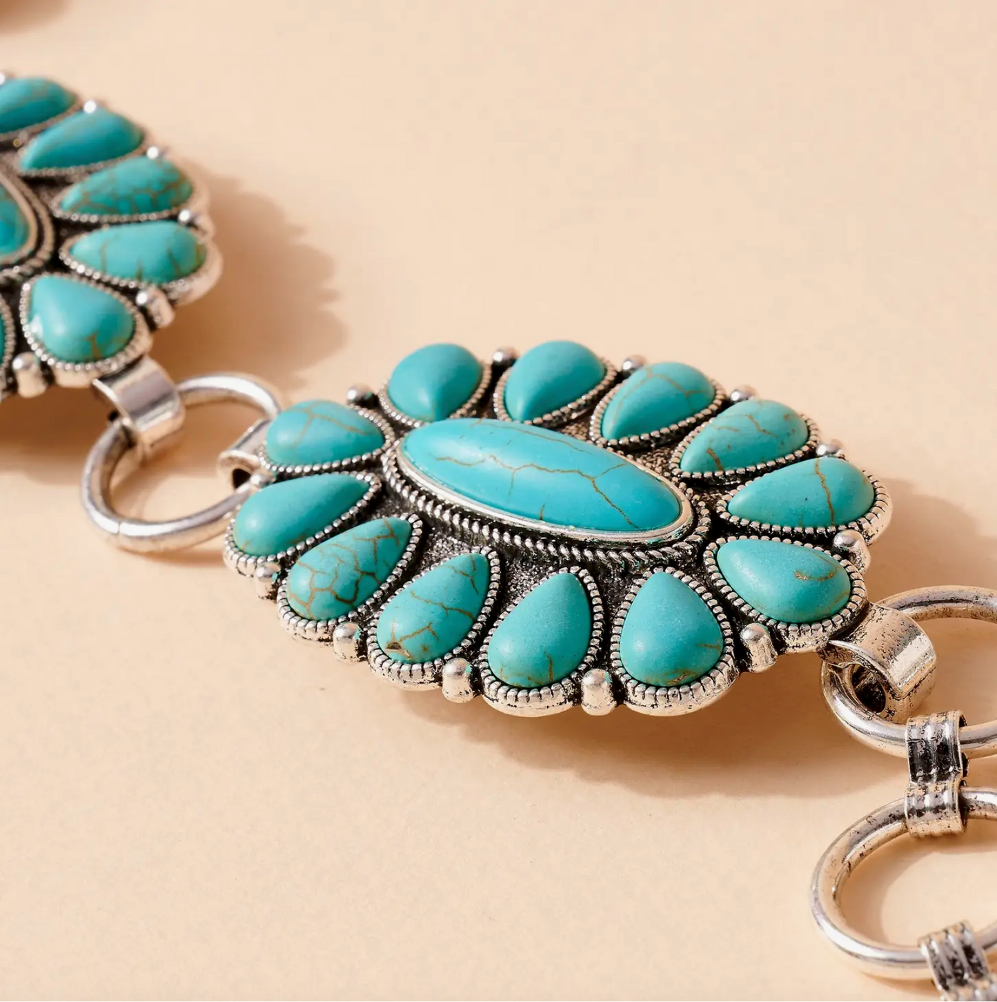 Vaquero Concho Sunburst Stone Belt