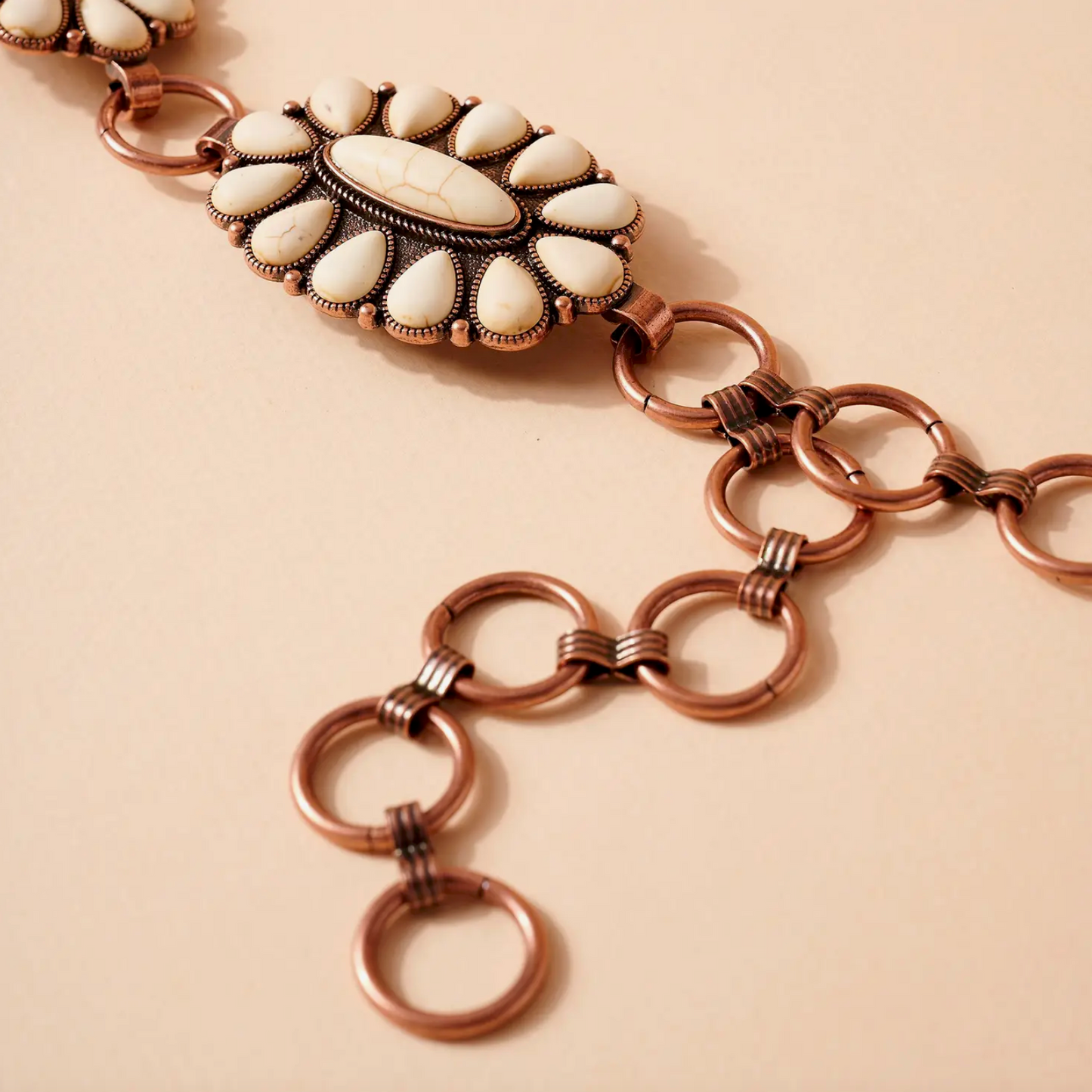 Vaquero Concho Sunburst Stone Belt
